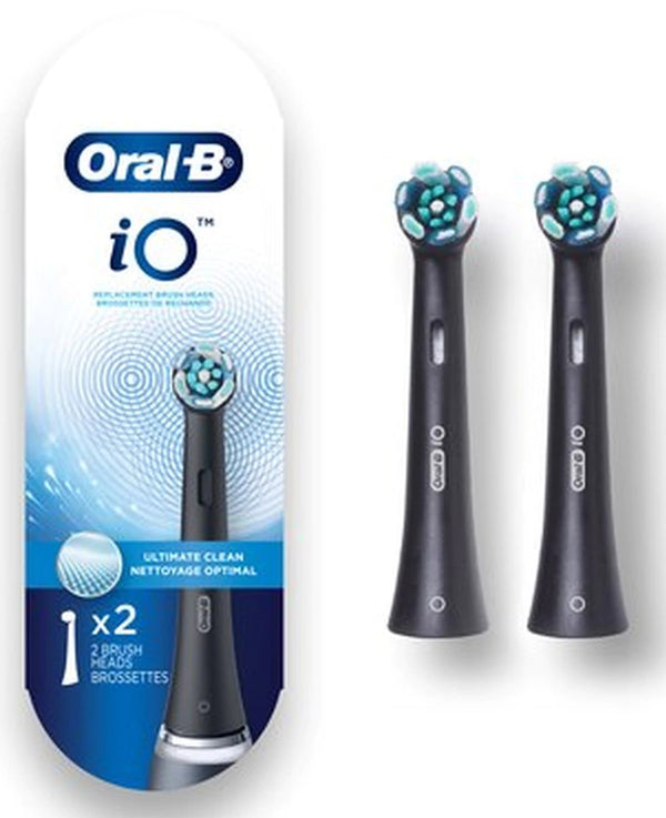 Oral-B: iO Ultimate Clean 2-Pack Replacement Brush Head - Black (CB-2)