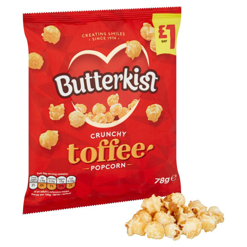 Butterkist: Toffee Popcorn - 78g (15 Pack)