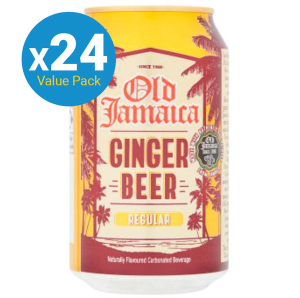 Old Jamaica Ginger Beer Can - 330ml (24 Pack)