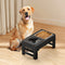 Adjustable Elevated Pet Bowl Holder with No Spill Water Bowl