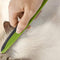 PETSWOL Pet Comb with Rounded and Smooth Stainless Steel Ends - Green