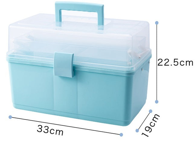 STORFEX Household Medicine Storage Box - Blue