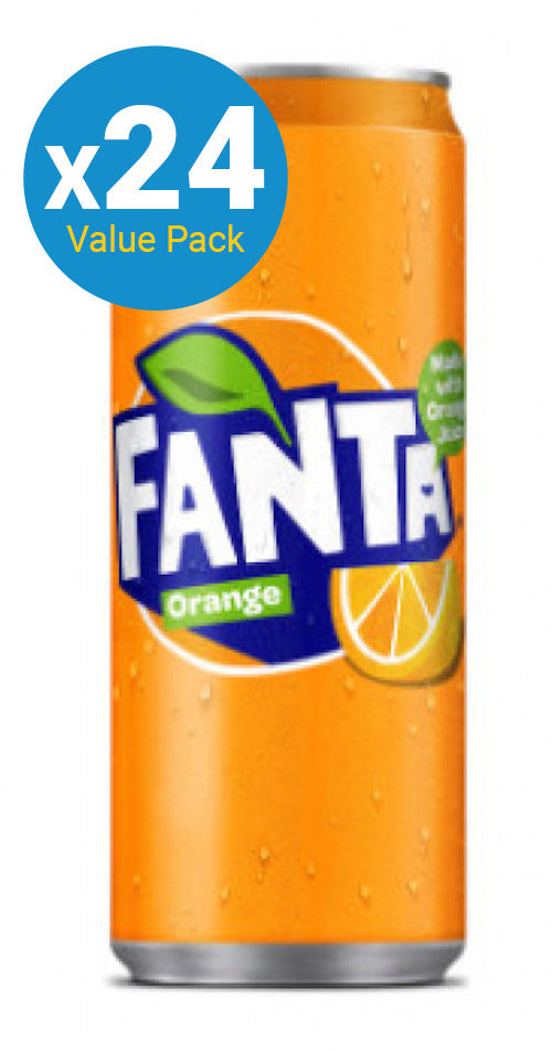 Fanta Soft Drink - 440ml (24 Pack)