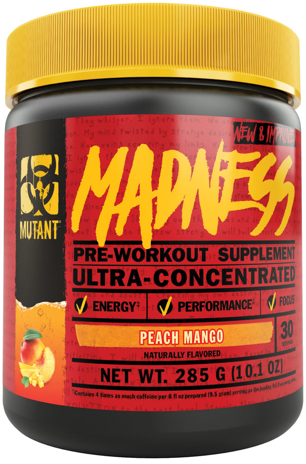 Mutant: Madness Pre-Workout - Peach Mango (225g)