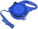 PETSWOL 3-in-1 Dog Leash with Water Bottle & Foldable Bowl - Blue