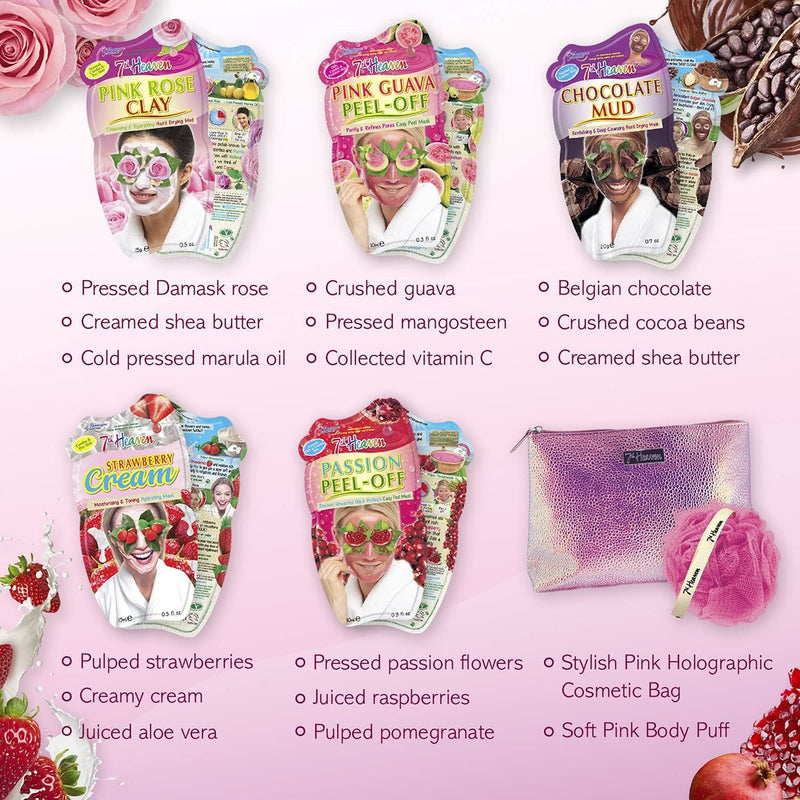 7th Heaven: Pretty in Pink Mask Gift Set (211g)
