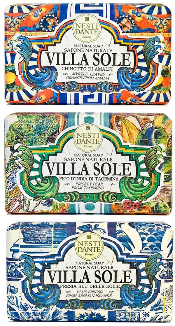 Nesti Dante: Villa Sole Soap Set (3 x 250g)