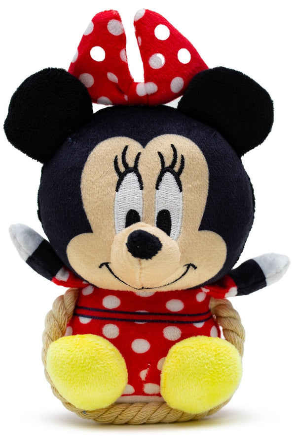 Disney: Squeaker Plush with Rope Dog Toy - Minnie Mouse