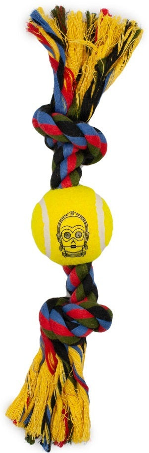 Star Wars: Tennis Ball Rope Toy - C3-PO