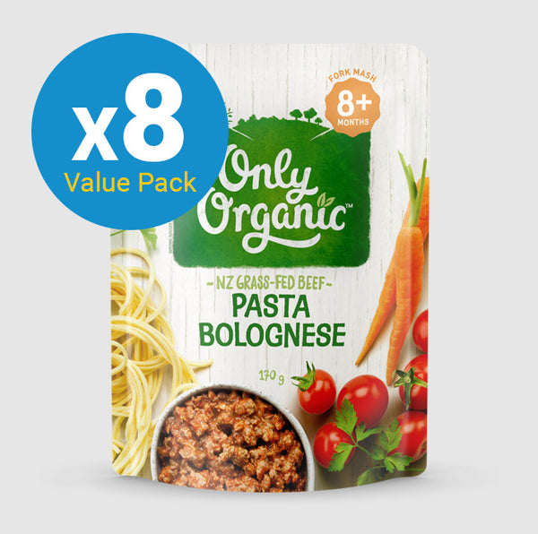 Only Organic: Pasta Bolognese Pouch (8 x 170g)