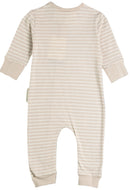 Woolbabe: Pyjama Suit - Dune (1 Year) in Cream