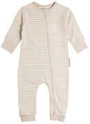 Woolbabe: Pyjama Suit - Dune (2 years) in Cream