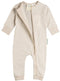 Woolbabe: Pyjama Suit - Dune (2 years) in Cream