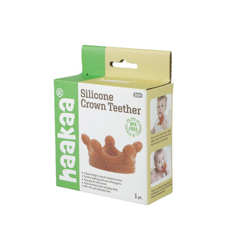 Haakaa: Silicone Crown Teether - Amber