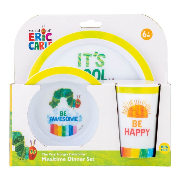 World Of Eric Carle: Very Hungry Caterpillar - 3-Piece Dinner Set