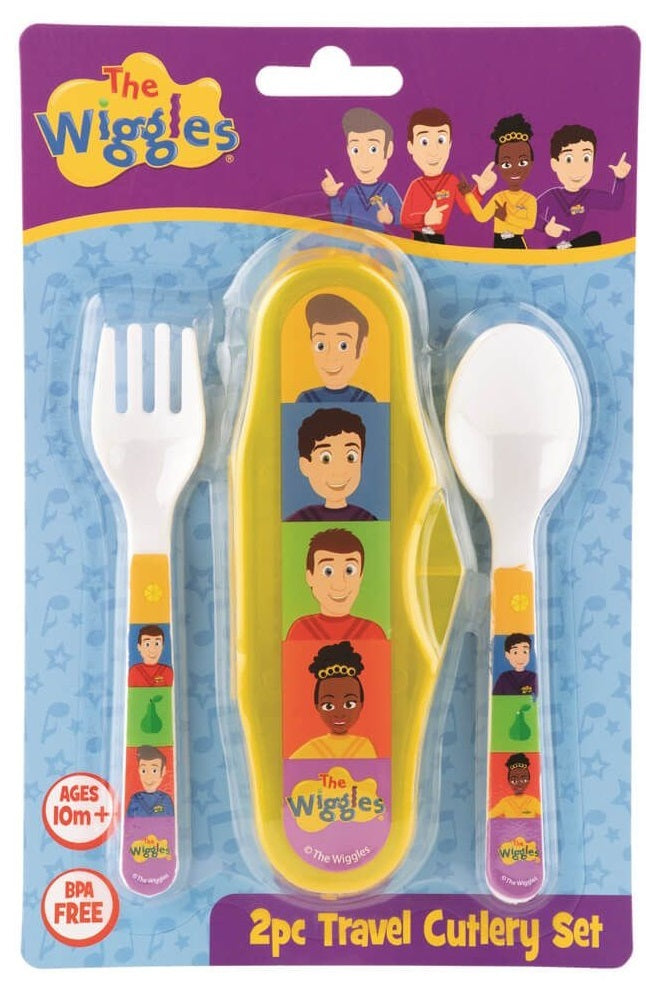 The Wiggles: Fruit Salad Travel Cutlery Set (2 Piece Set)