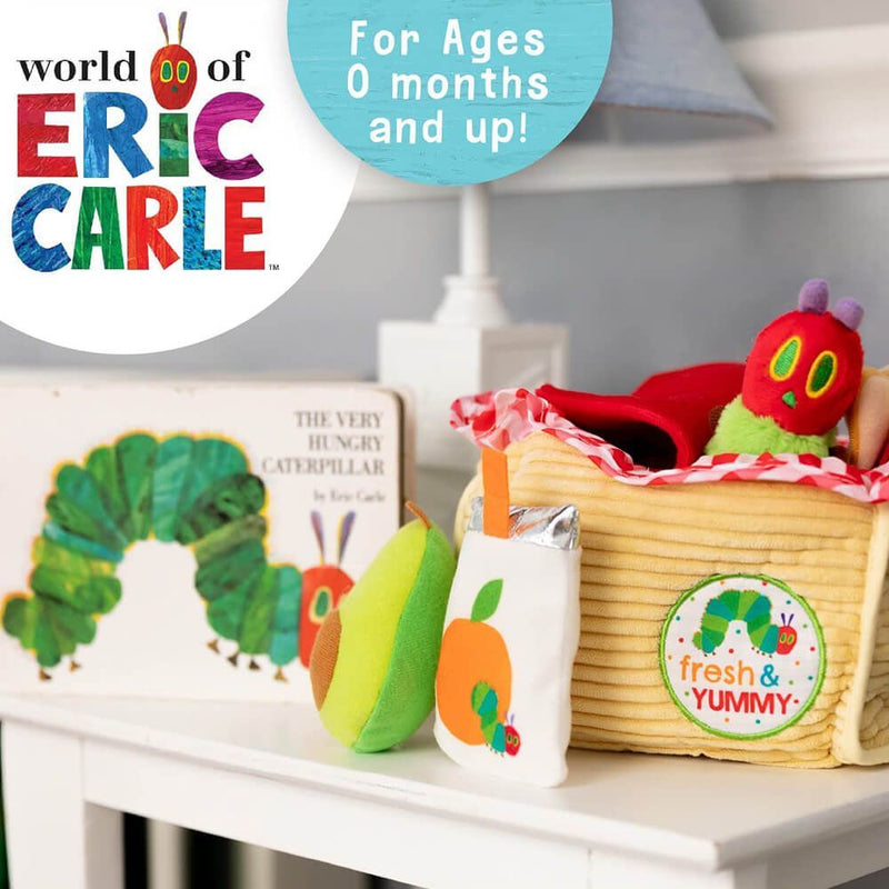 The World of Eric Carle: The Very Hungry Caterpillar Picnic Basket Plush Playset (7 Piece Set)