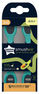 Tommee Tippee: Smushee First Self Feeding Weaning Spoons (2 Pack)