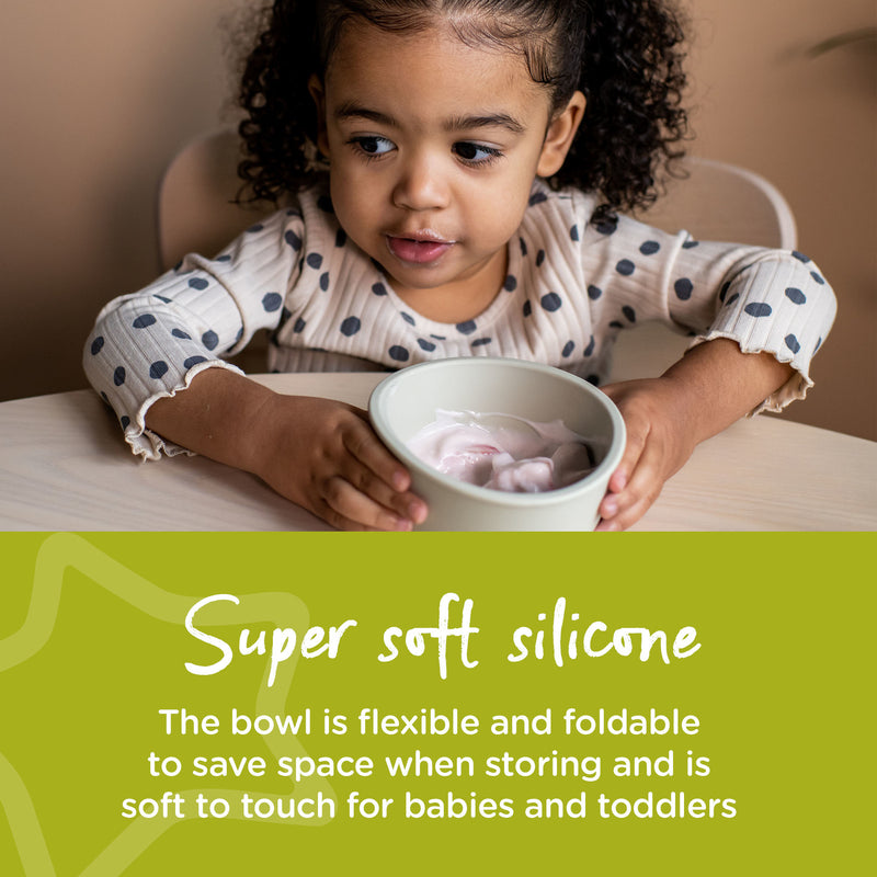 Tommee Tippee: Silicone Suction Bowl and Spoon - Pink