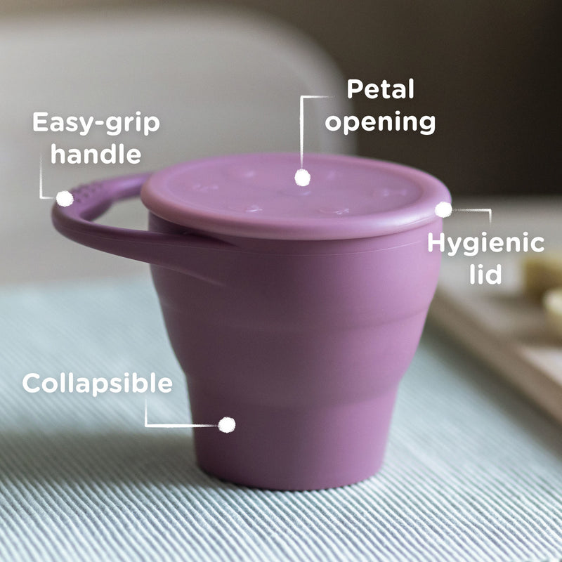 Tommee Tippee: Silicone Collapsible Snack Pot - Pink