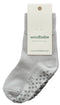 Woolbabe: Merino & Organic Cotton Sleepy Socks - Pebble (NB - 3 Months)