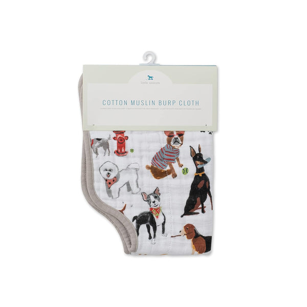 Little Unicorn: Muslin Burp Cloth - Woof