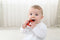Mombella: Baby Teething Toothbrush - Ladybug