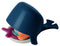 Boon: Chomp Hungry Whale Bath Toy - Navy