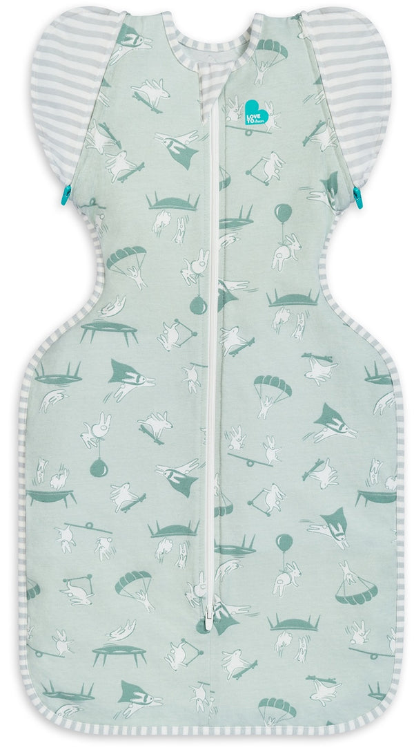 Love to Dream: Swaddle Up Transition Bag Warm 0.2 TOG - Daredevil Bunny (Extra Large) (Suitable for 11-14kg)