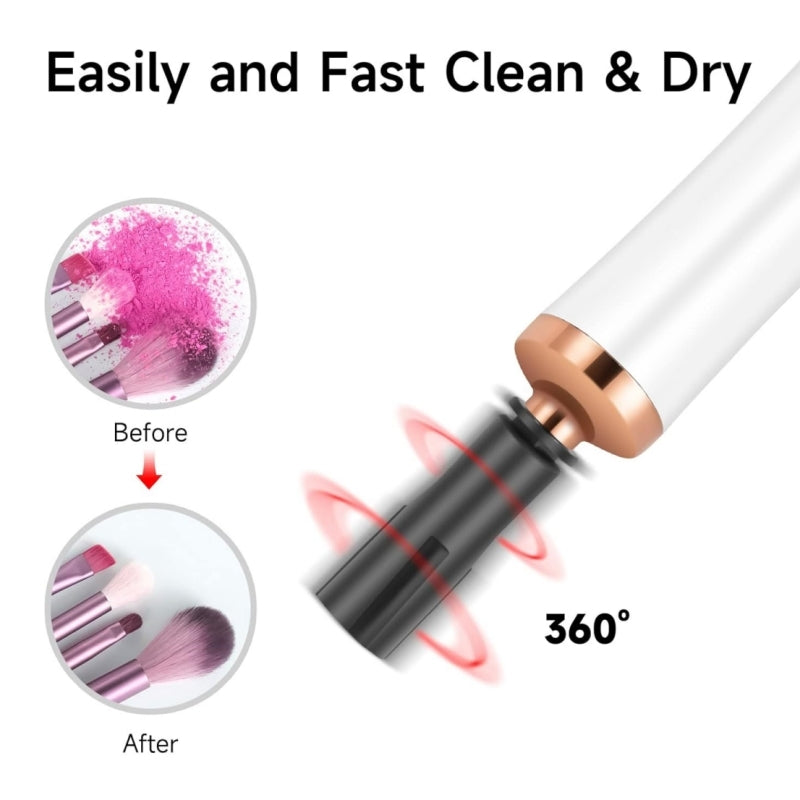 Electric Makeup Brush Cleaning Tool - White