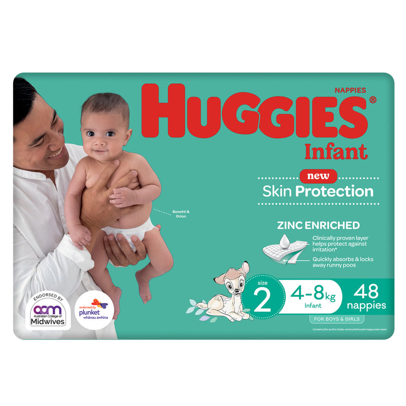 Huggies Infant Nappies - Size 2 (48 Pack)