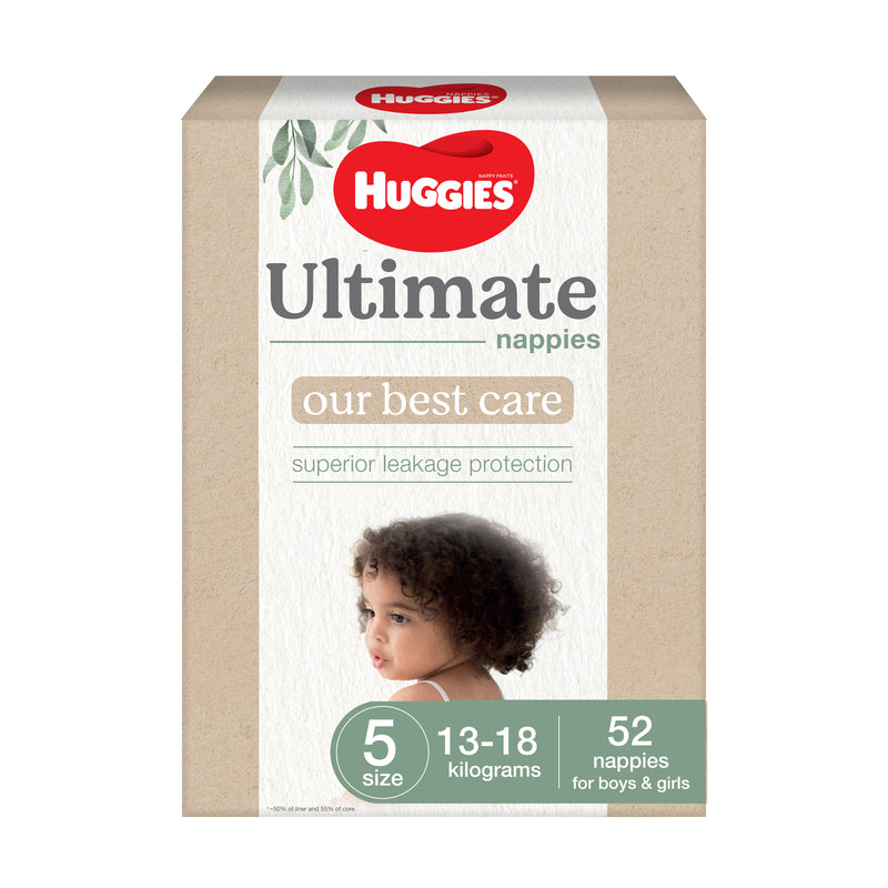 Huggies Ultimate Jumbo Nappies - Size 5 (52 Pack)