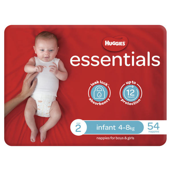 Huggies Essentials Infant Nappies - Size 2