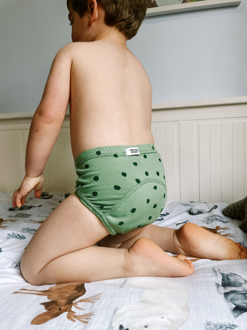 Snazzi Pants: Day Trainers - Sprouty Spots (1-2 Years)