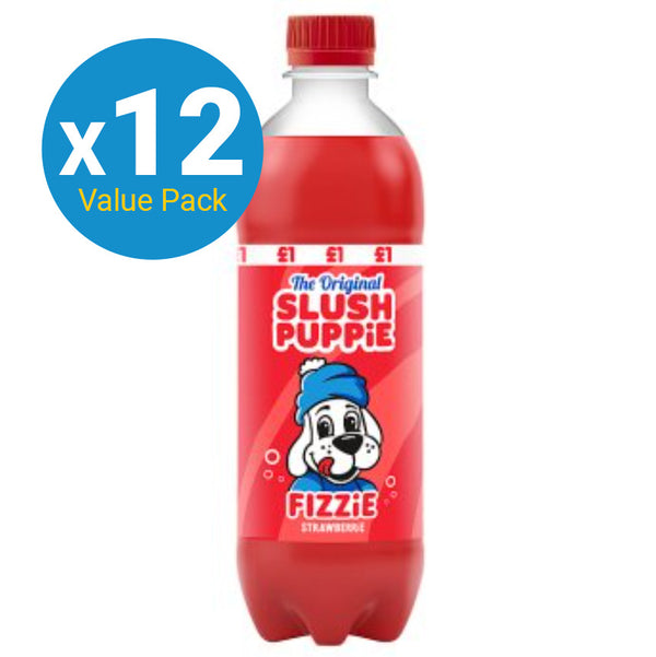 Slush Puppie: Strawberry Soft Drink - 500ml (12 Pack)