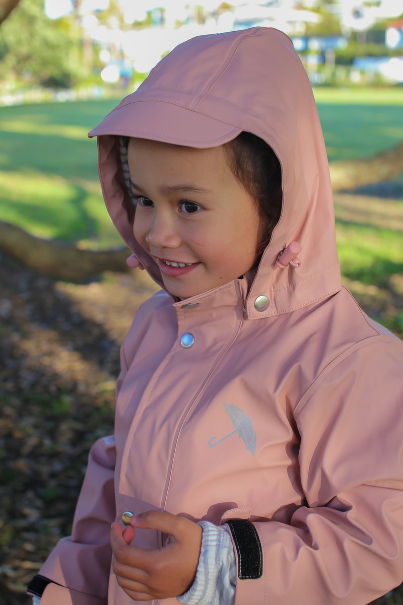 Brolly Sheets: Raincoat - Blush (Size 2) in Pink