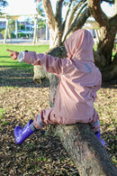Brolly Sheets: Waterproof Overalls - Blush (Size 3) in Pink