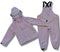 Brolly Sheets: Waterproof Overalls - Blush (Size 4) in Pink