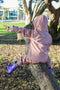 Brolly Sheets: Waterproof Overalls - Blush (Size 4) in Pink