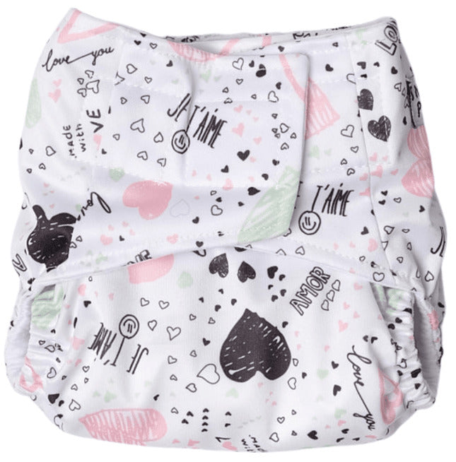 Snazzi Pants: All in One Reusable Nappy - Graffiti