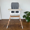 Moose Baby: Ted High Chair - Grey