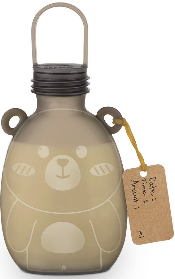 Haakaa: Happii Bear Silicone Milk Storage Bag (260ml x 2)