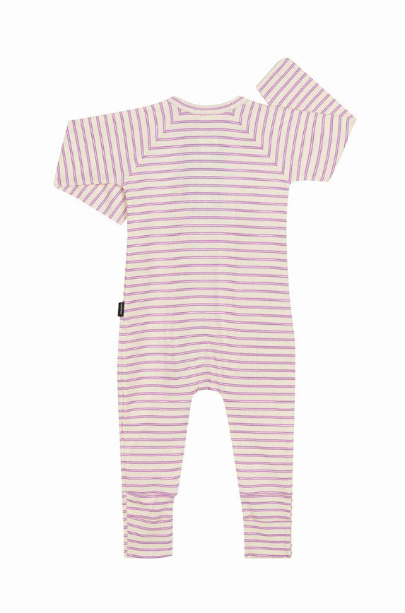 Bonds: Ribbed Zip Wondersuit - Pop Princess & Sesame Seed (Size 1) (12-18 Months)