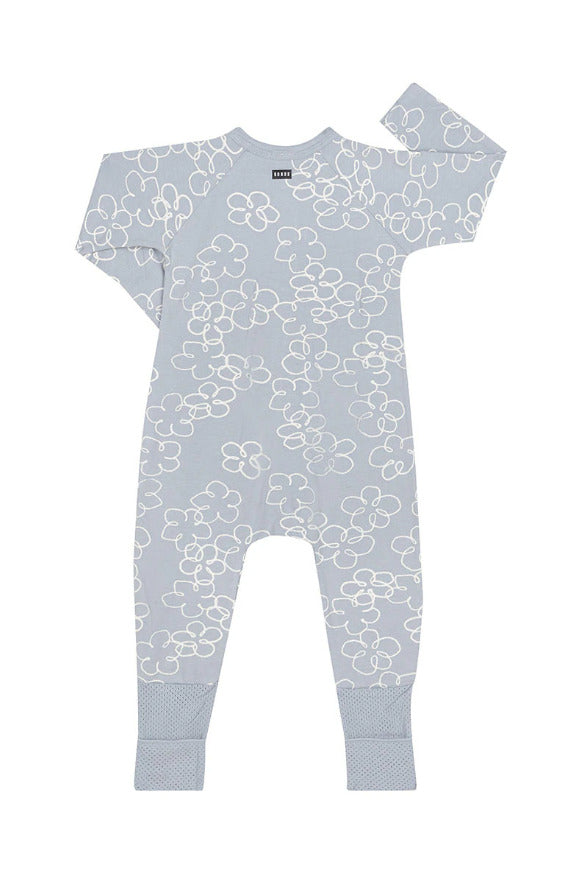 Bonds: Wondercool Zip Wondersuit - Daily Daisy Goosebumps Grey (Size 1) (12-18 Months)