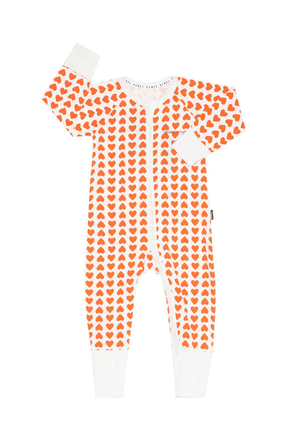 Bonds: Zip YDG Wondersuit - Sweet Hearts Pumpkin Pie (Size 0) (6-12 Months)