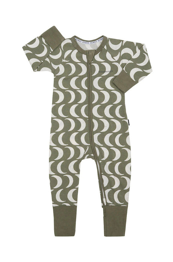 Bonds: Zip YDG Wondersuit - Marching Moons (Size 00) (3-6 Months)