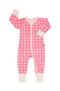 Bonds: Zip YDG Wondersuit - Painters Gingham Pink (Size 000) (0-3 Months)
