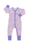Bonds: Zip YDG Wondersuit - Crazy Daisy Purple (Size 00) (3-6 Months)