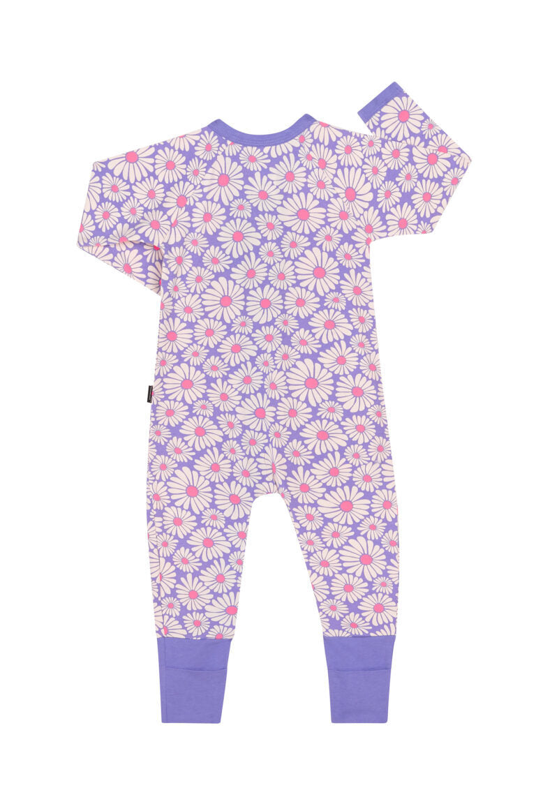 Bonds: Zip YDG Wondersuit - Crazy Daisy Purple (Size 0) (6-12 Months)