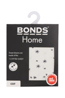 Bonds: Cotton Cot Sheet - Crayon Star Marscapone